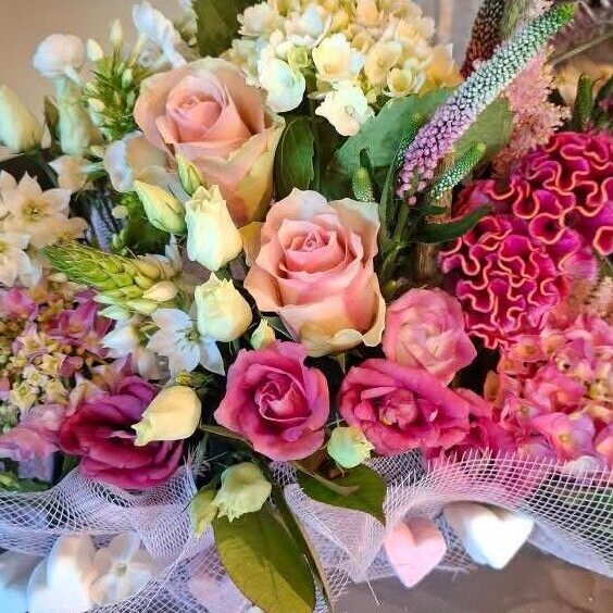 Pleins de jolies fleures multicolore